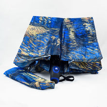 Cargar imagen en el visor de la galería, Paraguas plegable “Noche estrellada sobre el Ródano“ de Van Gogh
