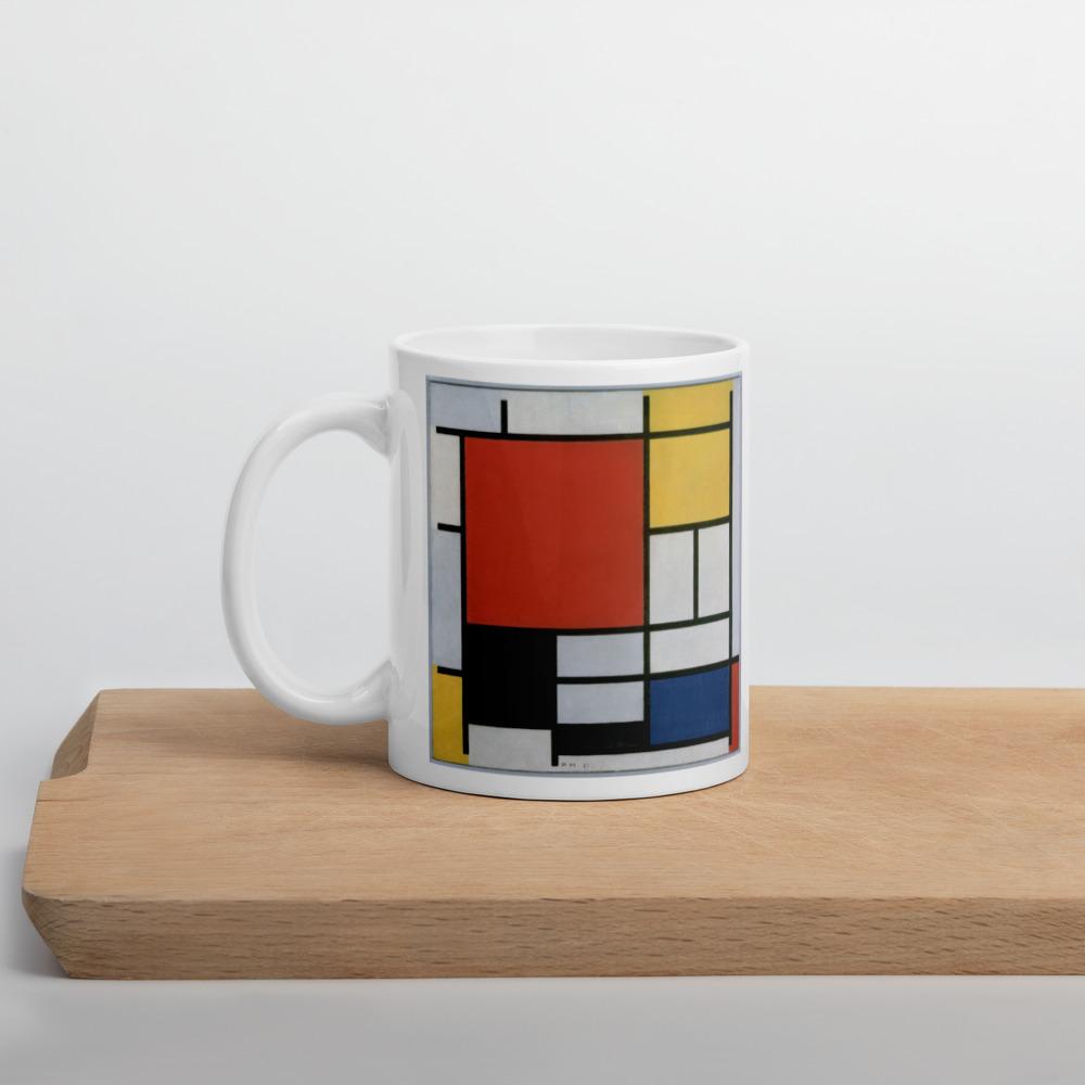 Taza Composición de Mondrian