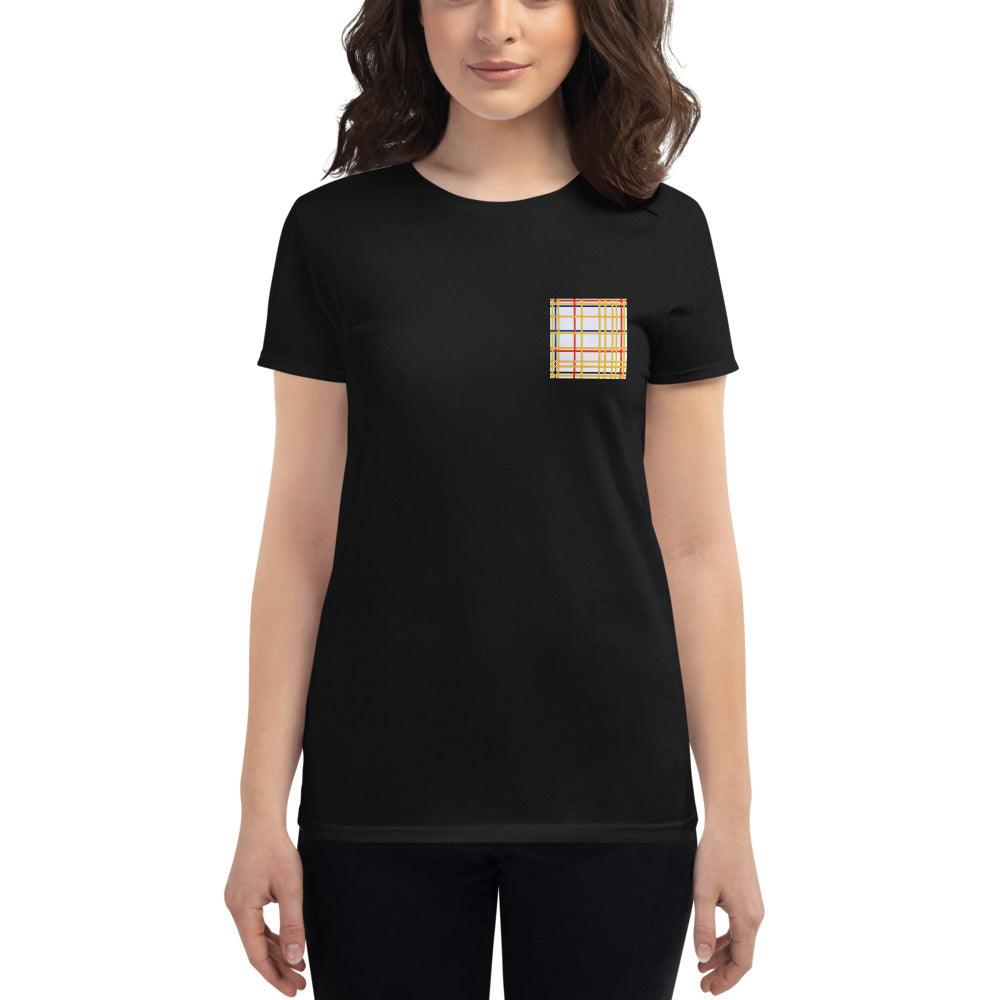 Camiseta unisex composición de Mondrian