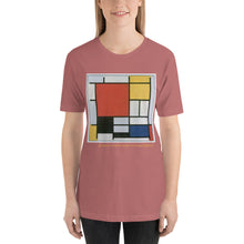 Cargar imagen en el visor de la galería, Camiseta unisex Composición de Mondrian
